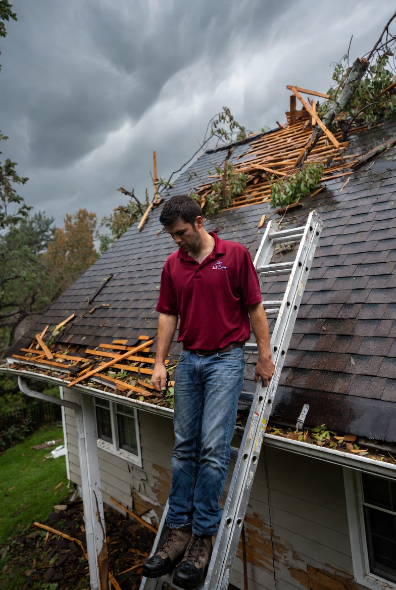 LII field team documenting property damage